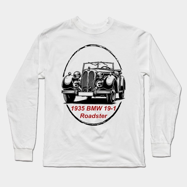 1935 319-1 Roadster Long Sleeve T-Shirt by SquareFritz